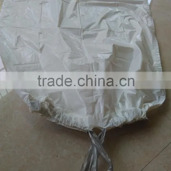 White Drawstring Trash Garbage Bags