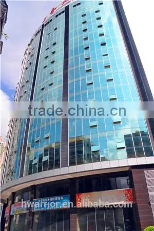 Stick Glass Curtain Wall Economic Cheap Facade Including Installation and Fixing