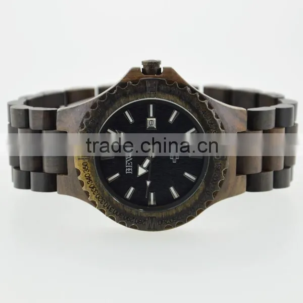 Top Sale Elegance Fashion Charming Competitive Price Men Waterproof Wood Watch photo-2
