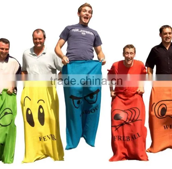 Woven Plastic Sack Race Game Set Accept Customized Size and Design photo-3