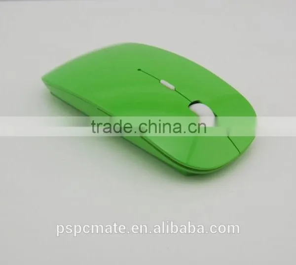 Wireless 2.4G USB Receiver Super Slim Adjustable DIP Rechargeable Wireless Mouse With Black Gift Box photo-4