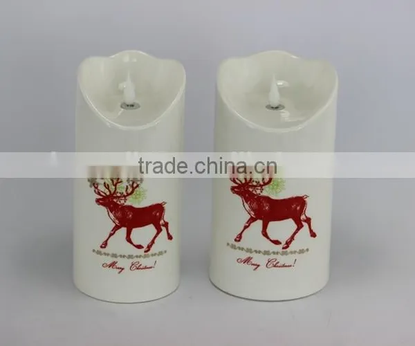 Flameless Christmas LED Lights Candles in Ceramic Wholesale photo-5