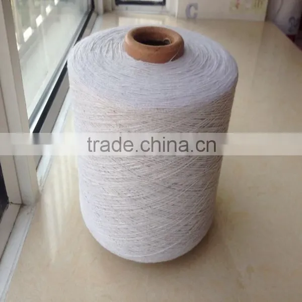Recycled Cotton Yarn Dyed/ Raw/ Bleached Cotton Blended Knitted Yarn Manufacturer photo-2