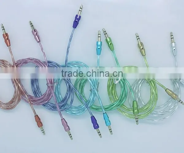 Aluminum Foil DC3.5M to DC3.5M Metal Transparent Cable photo-5
