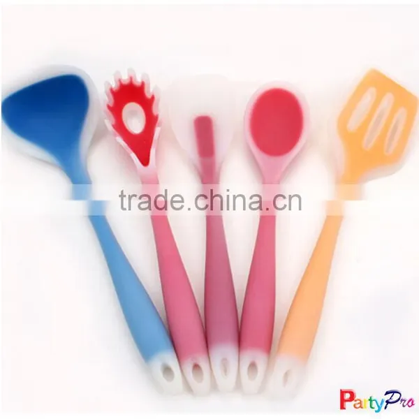 Non-stick Kitchen Tools 5 Piece Silicone Kitchen Cooking Utensils photo-2