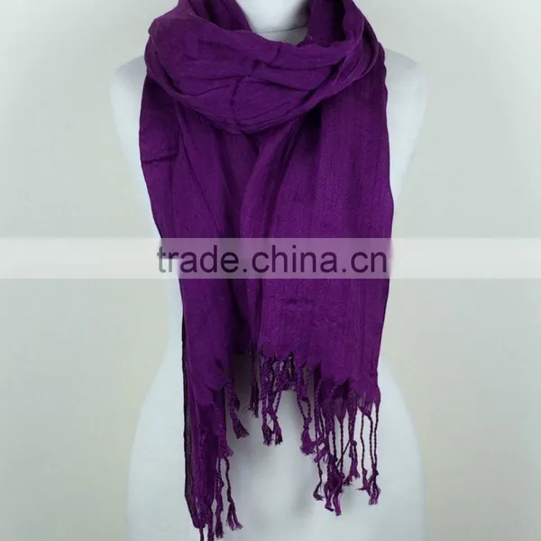 Blue Color Fashion Pashmina Scarf photo-3