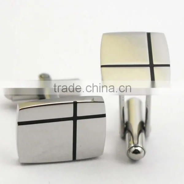 2016 Latest Fashion Design Stainless Steel Men Shirts Cufflink With Logo photo-4