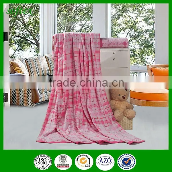 100% Cotton Terry Cloth Blanket Flower Design photo-4