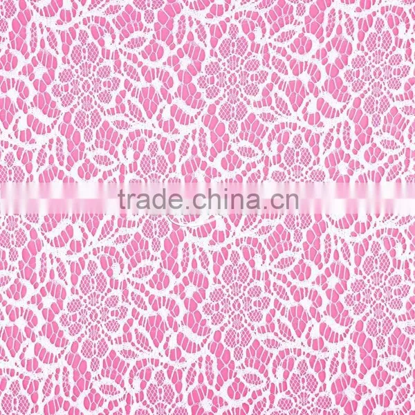 2014 High Quality Spandex Tint Pattern Italian Lace Fabric Wholesale for Lace Bra Tee photo-2