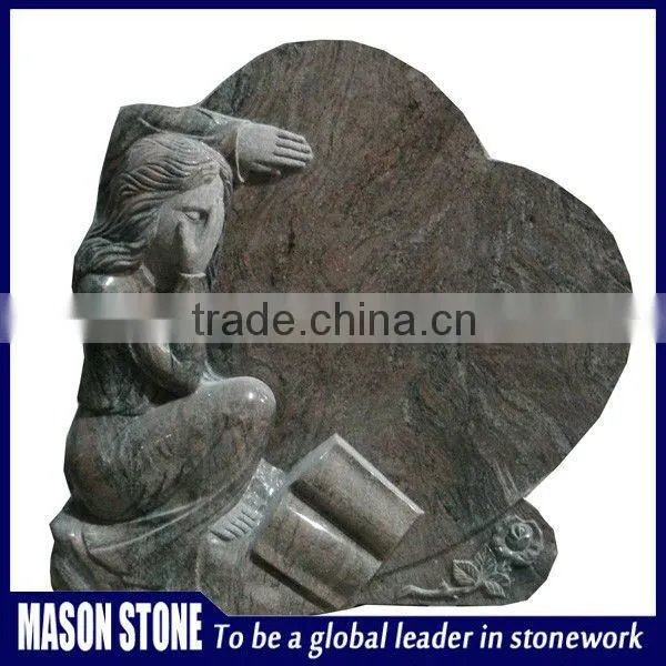 Large Heart Shape Granite Statue