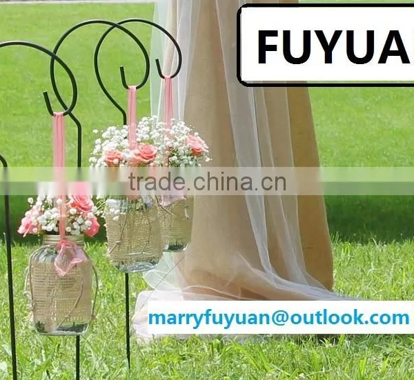 Factory Wrought Iron Shepherd Hook Wedding China Supplier photo-2