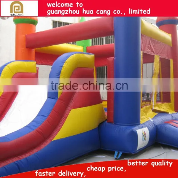 Multicolor Castle Shape Inflatable Bouncer photo-4