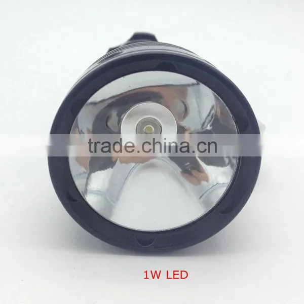 1W Powerful Led Reflector Search Flashlight Powered by 3AA Batteries photo-4