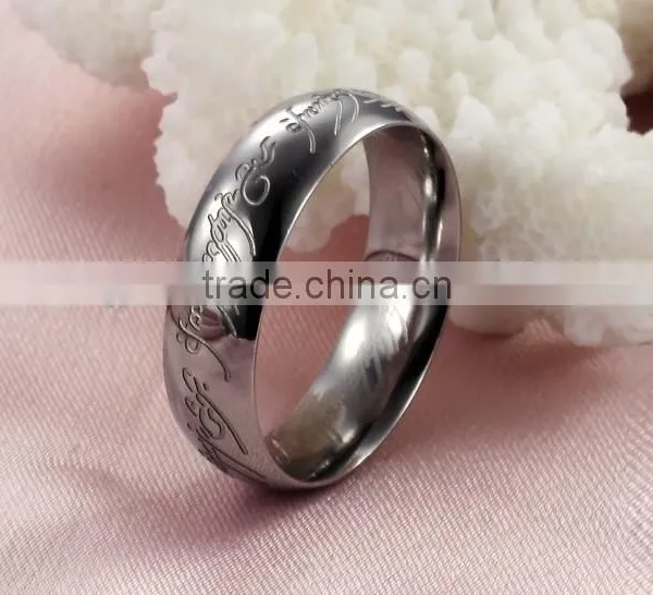 Best Selling Products Fashion Stainless Steel Dubai Design Silver Ring photo-3