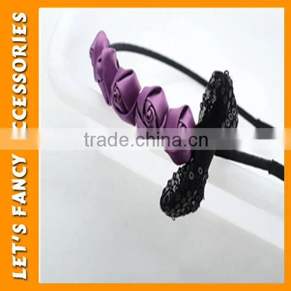 PGHD0321 New Arrival Wholesale Fashion Hair Accessory Korea Quality Cotton Women Flower Headband photo-3