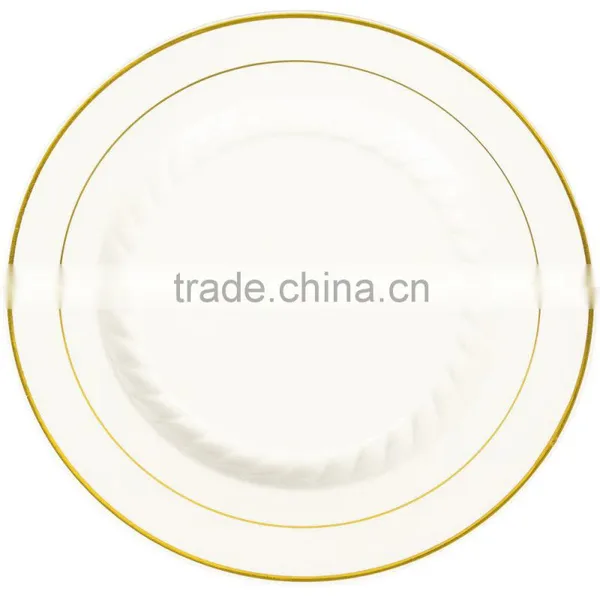 Custom Disposable Plastic Plates for Party or Cake Shop QXL041