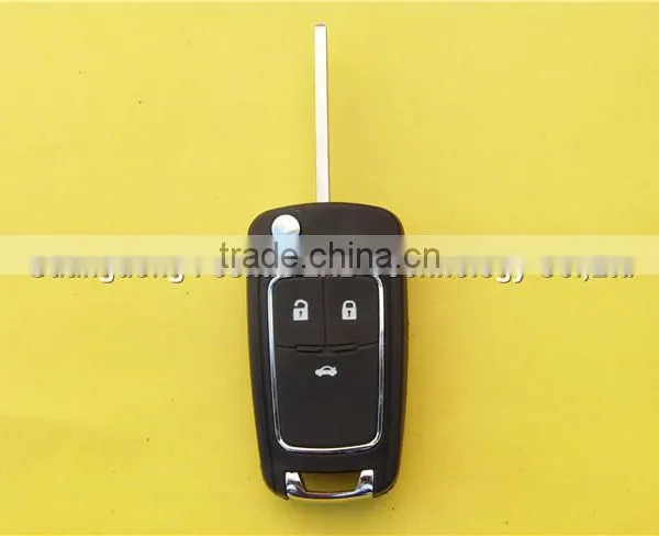 Flip Key Shell for Chevrolet Cruze Remote Key Case Fob 3 Buttons photo-2