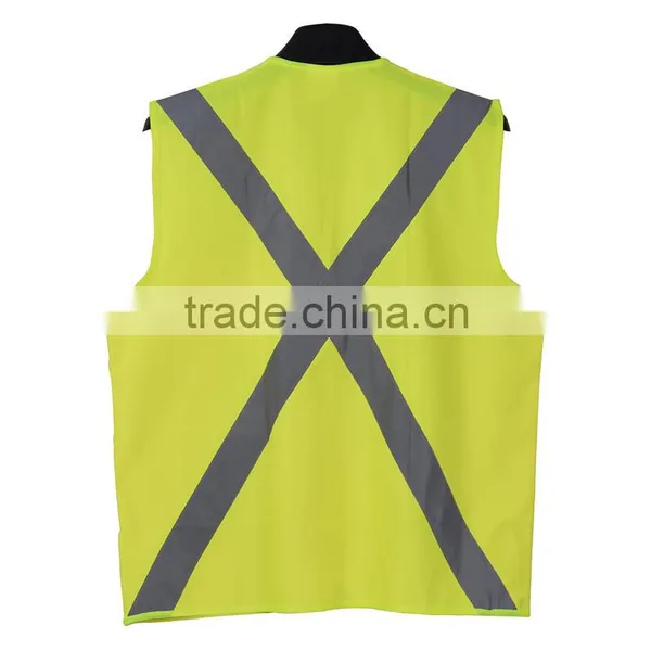 OEM China Factory High Visibility Reflective Fluorescent Jacket for Safety Warning Protection photo-3