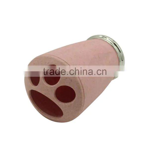 Plastic Pink Bath Accessory Toothbrush Holder photo-2