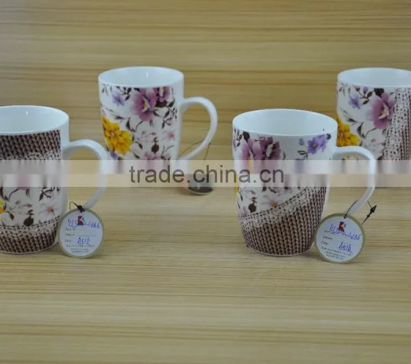 11OZ Valentine's Day Fully Decal Printed Coffee Cups, Shiny Surface Porcelain Mug, KL5002-355 photo-6