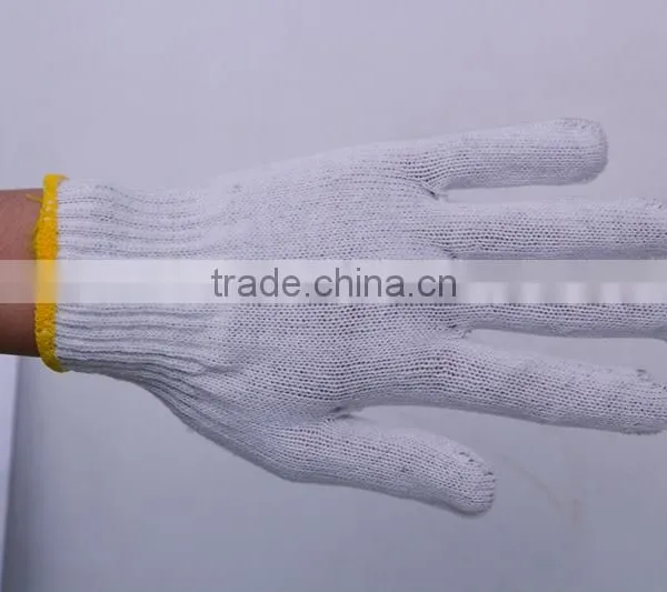 Cheap White Cotton Gloves/cotton Knitted Gloves photo-2