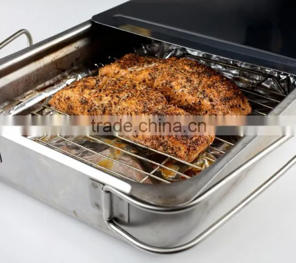 Stovetop Smoker Stainless Steel Stovetop Smoker Metal Grill Fish Smoker photo-3
