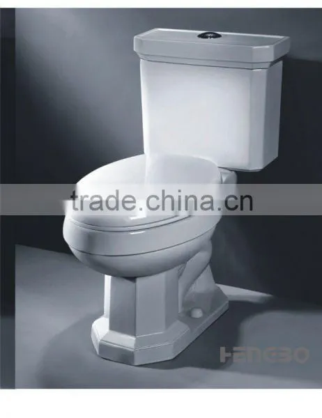 STOCK! LOW PRICE! Siphonic Two Piece Toilet
