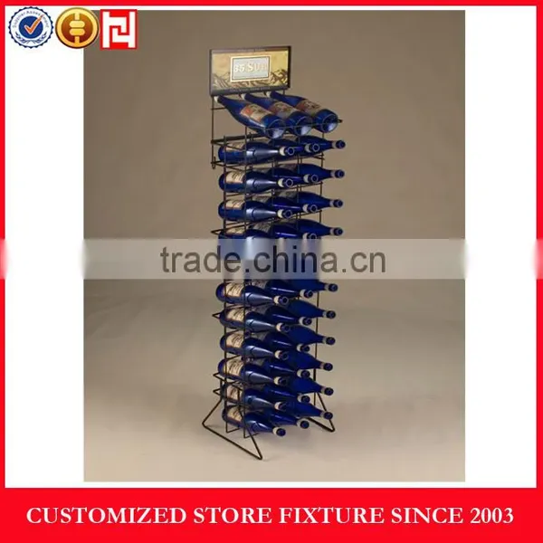 2015 Metal Wire Wine Display Racks