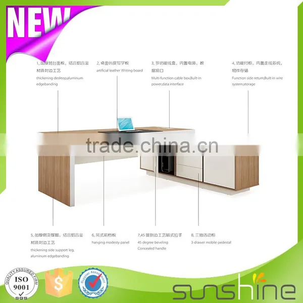 Office Furniture Made In China Wooden Design Table BS-Z1890 photo-3