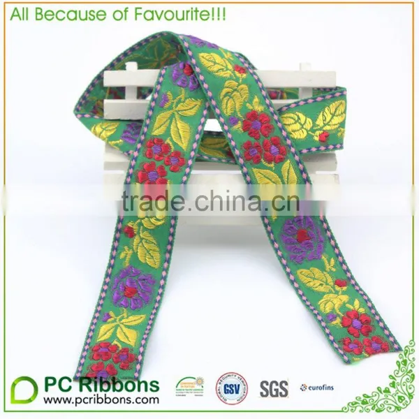 1" (25mm) Geometric Jacquard Trim
