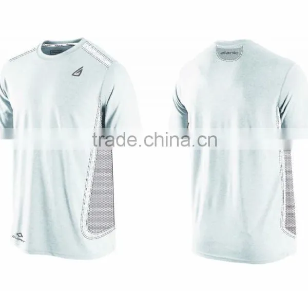 Mens Dryfit Panel Short Sleeve Running Tee Multiply Colors photo-5