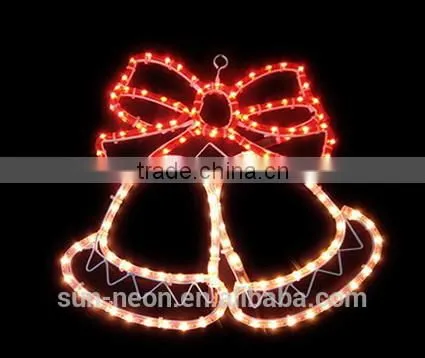 Led Rope Light Bell Christmas Motif Light photo-3