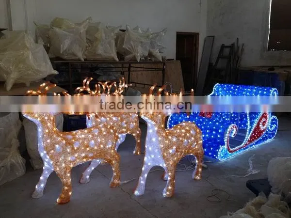 2016 Led Fancy Light Deer Motif Light 3d For Christmas photo-2