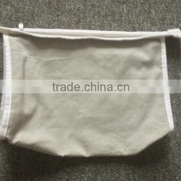 Printed Promotional Cotton Fabric Cosmetic Bag With Handle photo-2