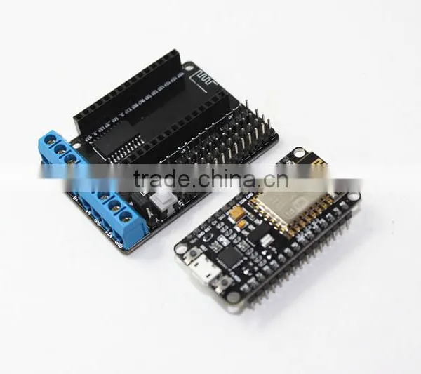 NodeMCU Lua WiFi + ESP Motor Drive Expansion Board Kit ESP12E Lua WiFi Smart Car E201+E206 photo-3