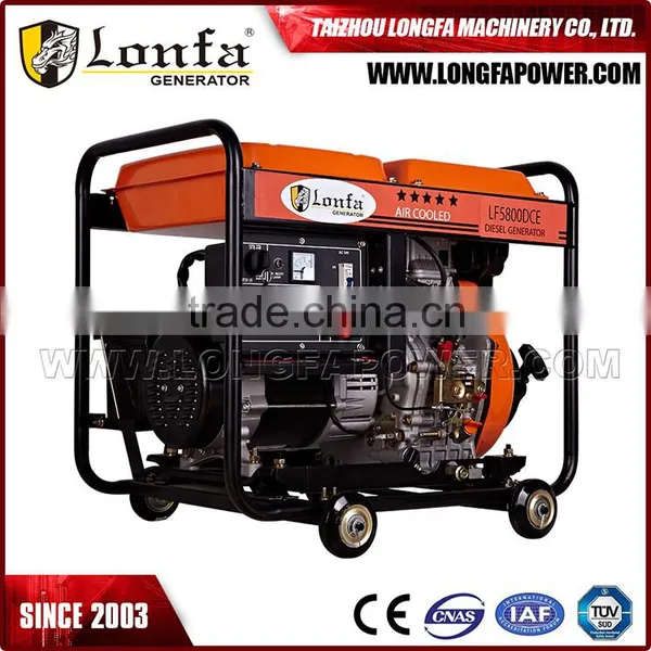 7KVA Open Type Portable Diesel Generator Electric Start photo-4