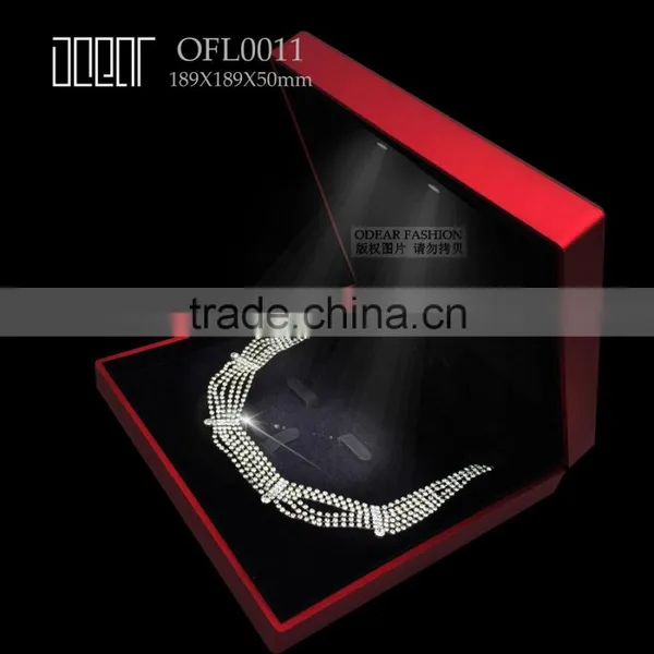 Hotselling Custom Led Light Jewellery Box for Necklace photo-4