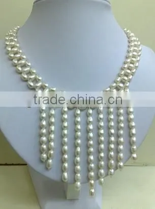 2014 New Design Colorful Pearl Bead Necklace