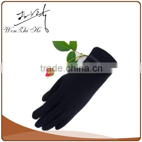 2016 Best Quality Handmade Cheap Wool Gloves With Lint photo-5