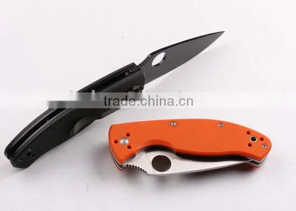 OEM 8CR13MOV Stainless Steel G10 Camping Knife photo-3