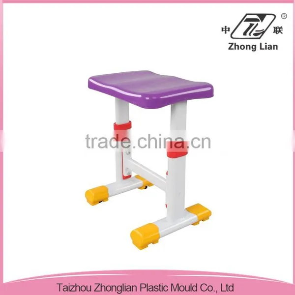 Hot Selling Adjustable Steel Leg Plastic Wholesale Child Stool photo-4