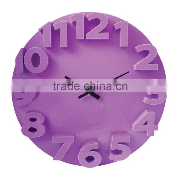 3D Plastic Wall Clock photo-3