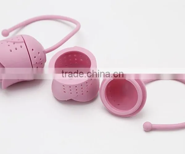 Hot Selling Rose Flower Infuse Silicone Tea photo-5
