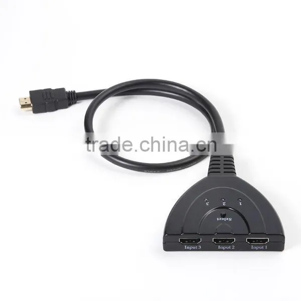 Top Selling! Wholessale Hdmi Splitter to Hdmi and Component , 3 HD Input 1 Output for Various Devices photo-4