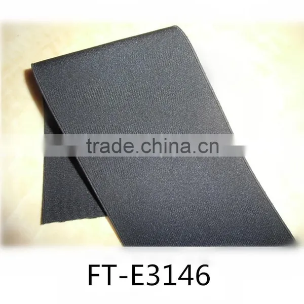 120mm High Stretch Wide Elastic Webbing Black Brown 2015 High Tenacity Elastic photo-2