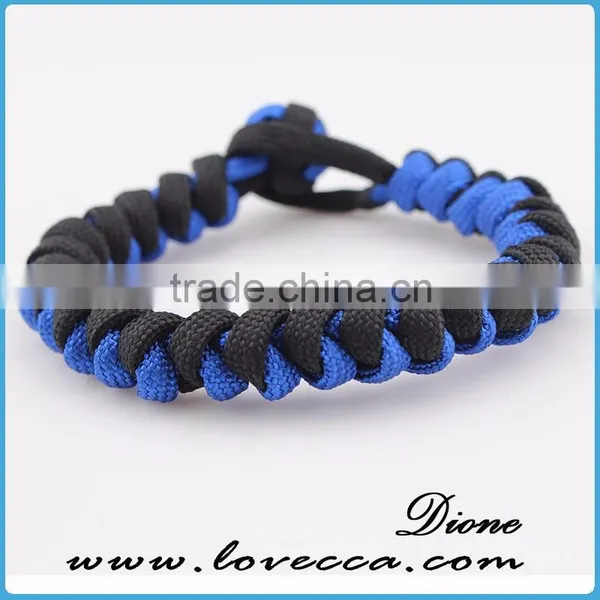 Handmade Parachute Wristband Outdoor Paracord Survival Knot Bracelet photo-2