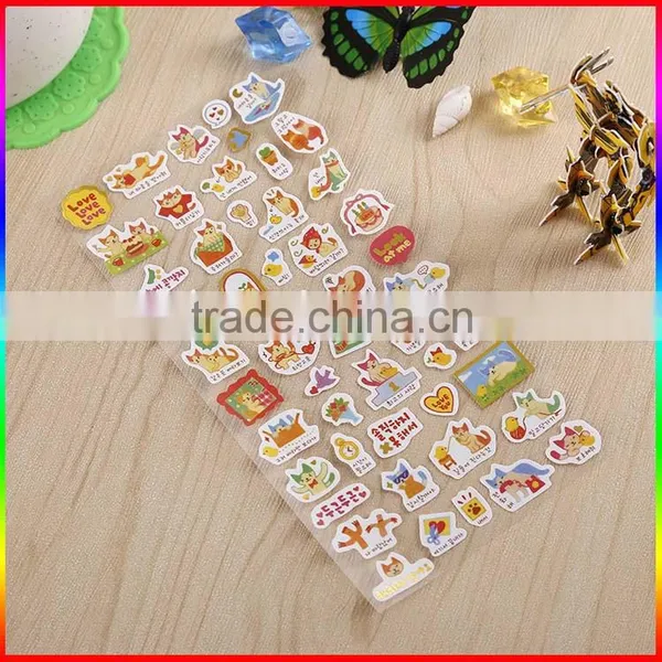 Laminated Paper Adhesive Smiling Face Sticker for Children photo-2