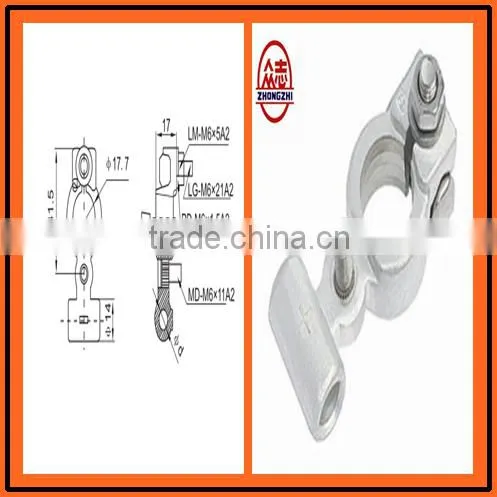Wire Terminal DJQ9309 Brass Battery Terminal Types DIN Cable Terminal photo-2