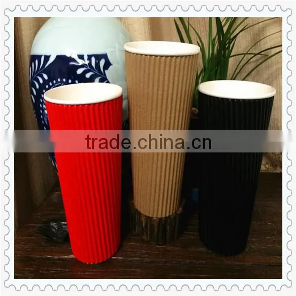 Printed Disposable Ripple Wall Paper Cup for Holiday Wholesale photo-4