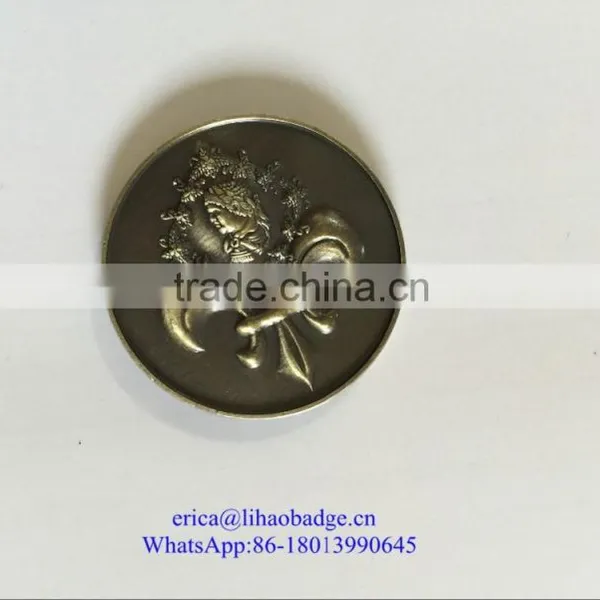 20 Years Manufacture Experience Customized Challenge Metal Antiqu Coin photo-3